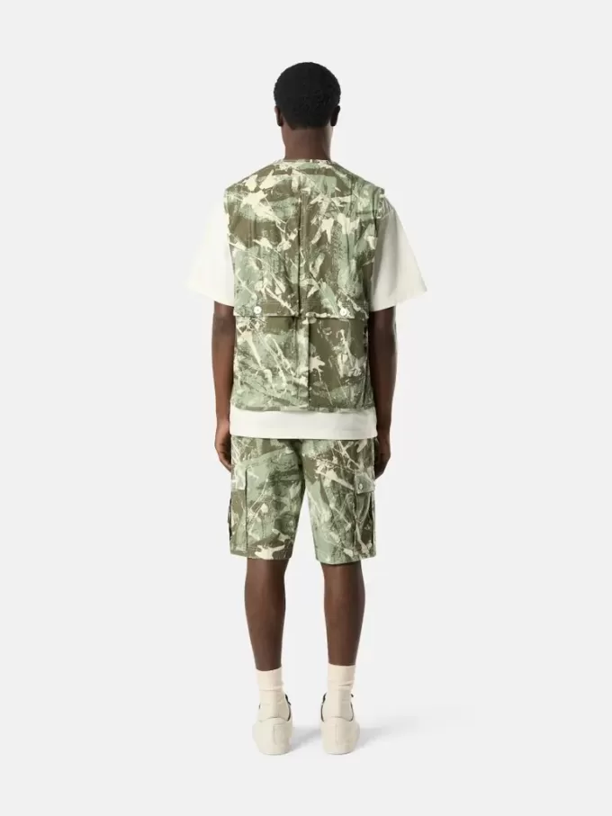 Bermuda cargo confortable avec imprimé camouflage Bermuda cargo confortable avec imprimé camouflage