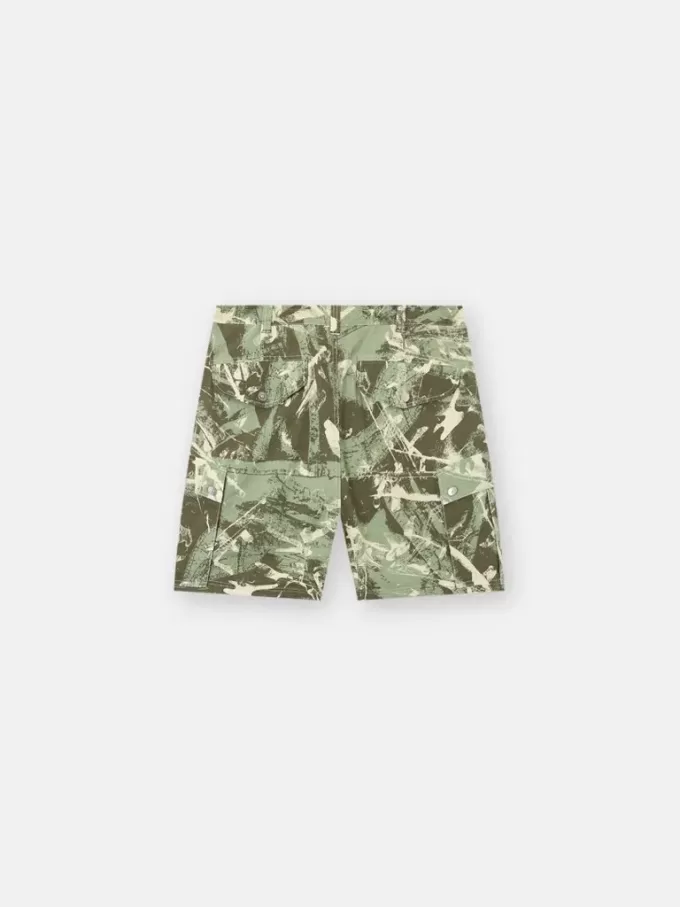 Bermuda cargo confortable avec imprimé camouflage Bermuda cargo confortable avec imprimé camouflage