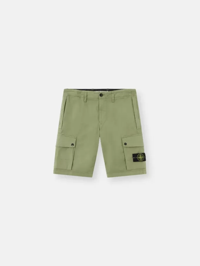 Bermuda slim avec poches zippées Bermuda slim avec poches zippées