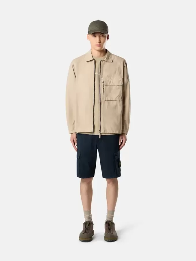 Bermuda slim avec poches zippées Bermuda slim avec poches zippées