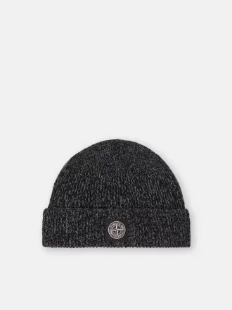 Bonnet avec revêtement réfléchissant et patch Compass Bonnet avec revêtement réfléchissant et patch Compass