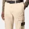 Ceinture avec boucle en métal mat