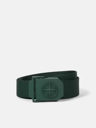 Ceinture à boucle carrée et logo Compass Ceinture à boucle carrée et logo Compass