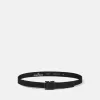Ceinture à boucle carrée et logo Compass