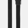 Ceinture à boucle carrée et logo Compass