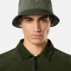 Chapeau bob avec doublure en maille et broderie Compass Chapeau bob avec doublure en maille et broderie Compass