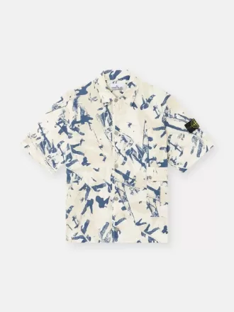 Chemise à manches courtes confortable avec boutons Chemise à manches courtes confortable avec boutons
