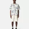 Chemise à manches courtes confortable avec boutons