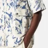 Chemise à manches courtes confortable avec boutons