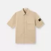 Chemise à manches courtes confortable avec poches poitrine et manches Chemise à manches courtes confortable avec poches poitrine et manches