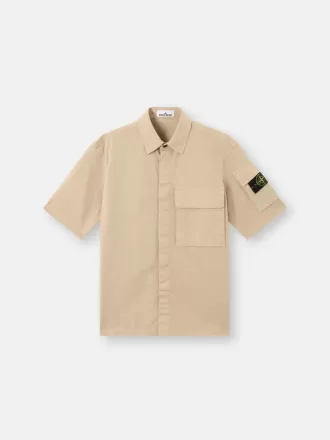 Chemise à manches courtes confortable avec poches poitrine et manches Chemise à manches courtes confortable avec poches poitrine et manches