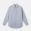 Chemise à manches longues confortable avec poche poitrine boutonnée Chemise à manches longues confortable avec poche poitrine boutonnée