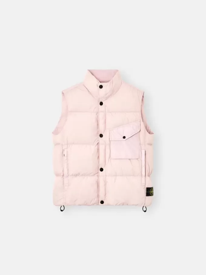 Gilet en duvet coupe-vent avec poches zippées Gilet en duvet coupe-vent avec poches zippées