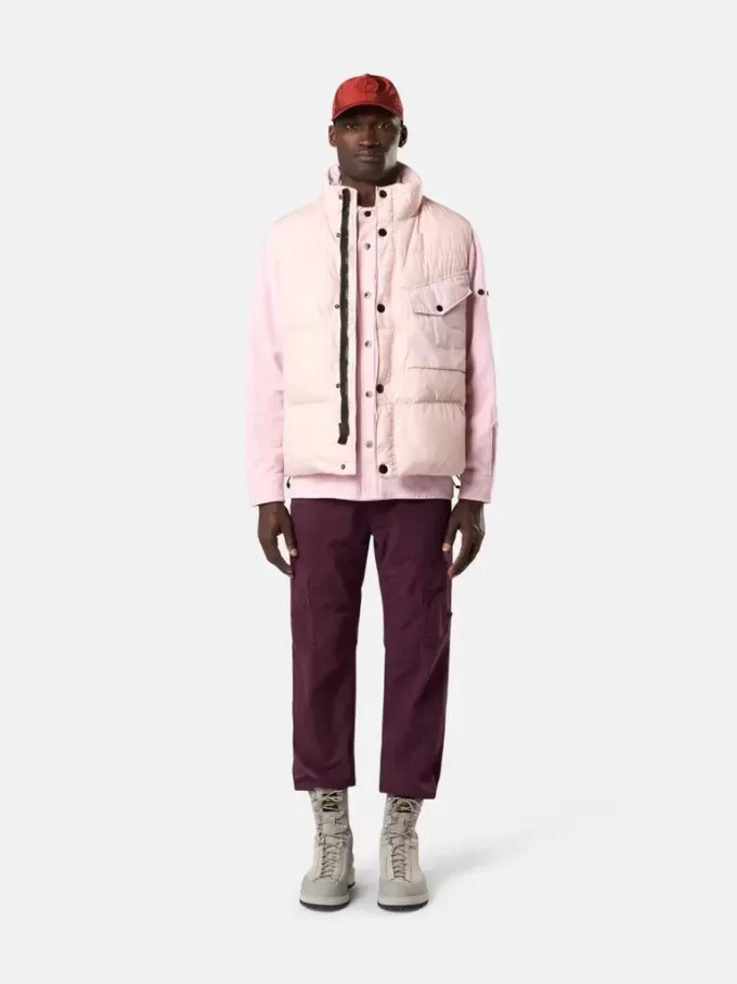 Gilet en duvet coupe-vent avec poches zippées Gilet en duvet coupe-vent avec poches zippées