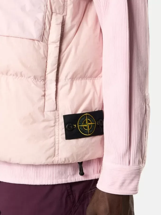 Gilet en duvet coupe-vent avec poches zippées Gilet en duvet coupe-vent avec poches zippées