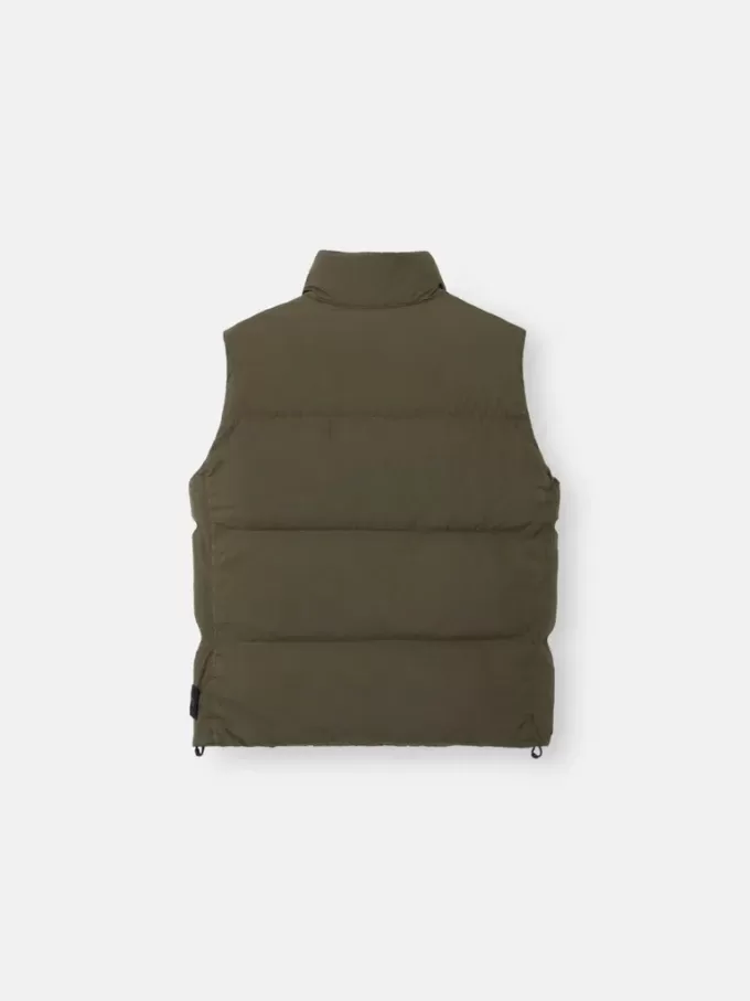 Gilet en duvet coupe-vent avec poches zippées Gilet en duvet coupe-vent avec poches zippées