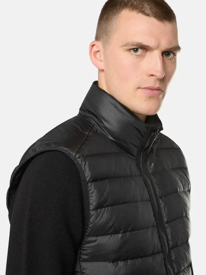 Gilet léger à fermeture éclair avec traitement anti-chute Gilet léger à fermeture éclair avec traitement anti-chute