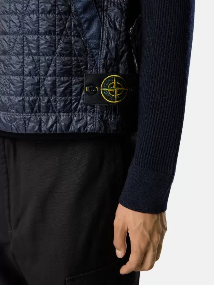 Gilet matelassé anti-chute et coupe-vent Gilet matelassé anti-chute et coupe-vent