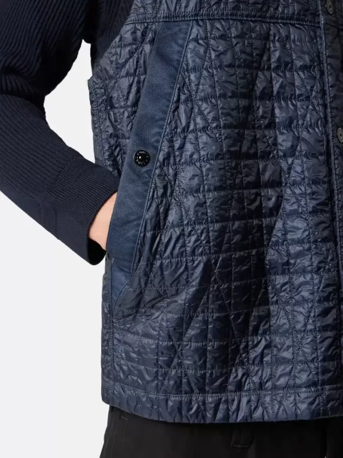 Gilet matelassé anti-chute et coupe-vent Gilet matelassé anti-chute et coupe-vent