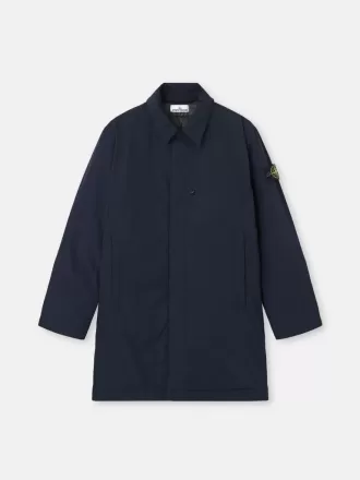 Manteau court rembourré avec poches anti-chute et à boutons-pression Manteau court rembourré avec poches anti-chute et à boutons-pression