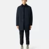 Manteau court rembourré avec poches anti-chute et à boutons-pression Manteau court rembourré avec poches anti-chute et à boutons-pression