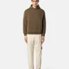 Pantalon cargo ample avec cordons de serrage aux chevilles.