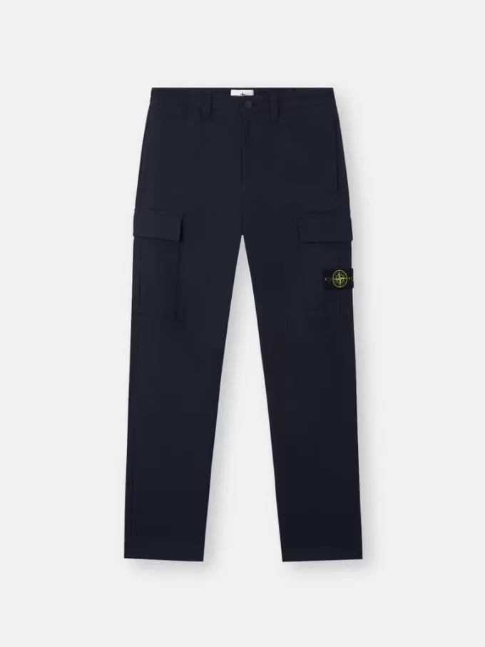 Pantalon cargo ample avec poches et bas à cordon coulissant