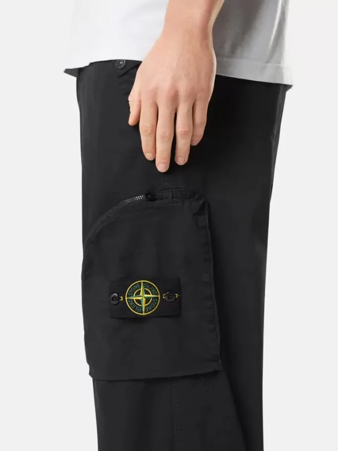 Pantalon cargo coupe classique avec bas des jambes élastiqué Pantalon cargo coupe classique avec bas des jambes élastiqué