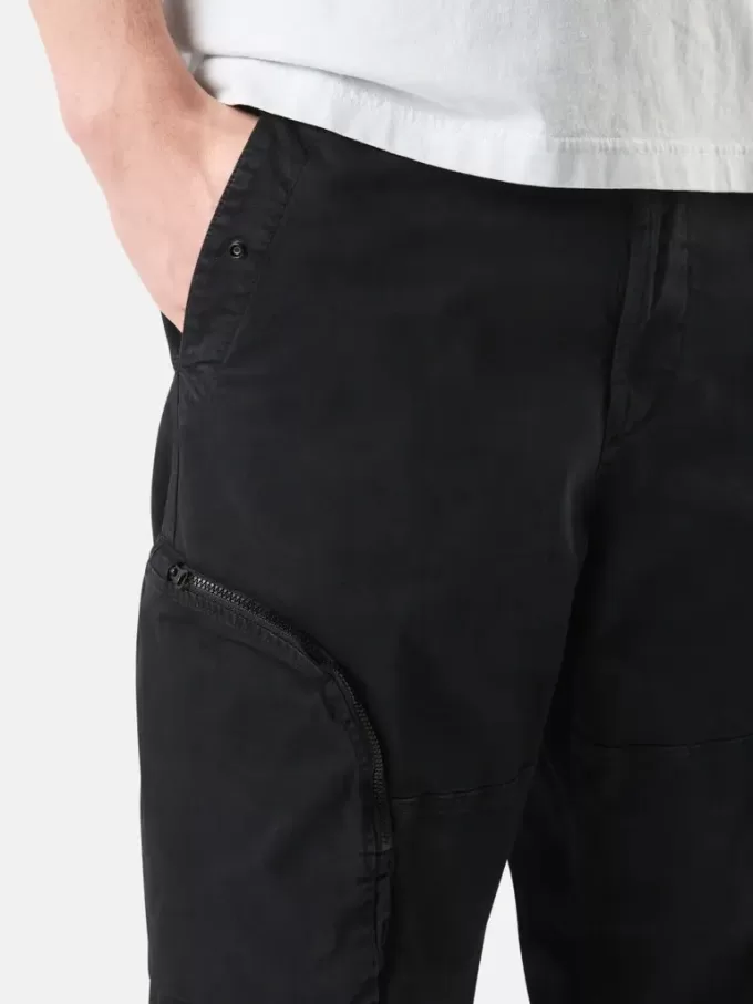 Pantalon cargo coupe classique avec bas des jambes élastiqué Pantalon cargo coupe classique avec bas des jambes élastiqué