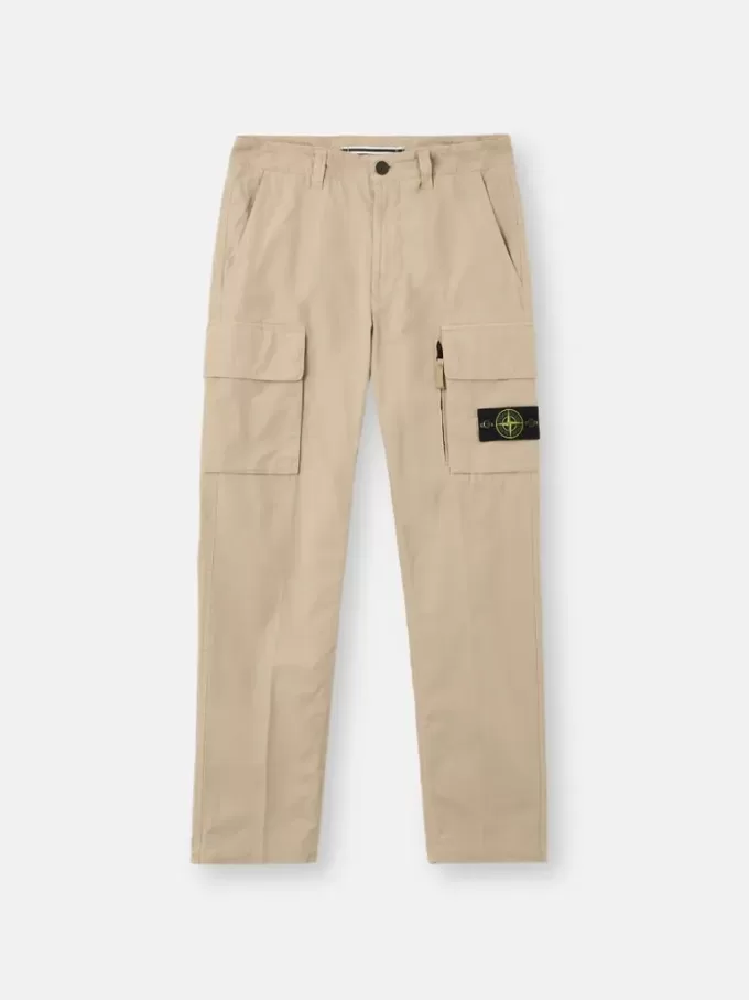 Pantalon cargo coupe classique avec poches à boutons-pression et zippées Pantalon cargo coupe classique avec poches à boutons-pression et zippées