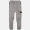 Pantalon cargo coupe regular-tapered avec taille élastiquée Pantalon cargo coupe regular-tapered avec taille élastiquée