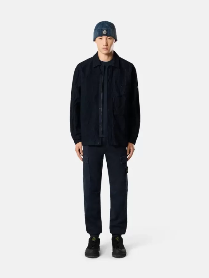 Pantalon cargo coupe regular-tapered avec taille élastiquée Pantalon cargo coupe regular-tapered avec taille élastiquée