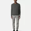 Pantalon cargo coupe regular-tapered avec taille élastiquée Pantalon cargo coupe regular-tapered avec taille élastiquée
