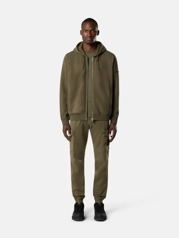Pantalon cargo coupe regular-tapered avec taille élastiquée Pantalon cargo coupe regular-tapered avec taille élastiquée