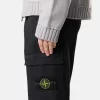 Pantalon cargo coupe regular-tapered avec taille élastiquée Pantalon cargo coupe regular-tapered avec taille élastiquée