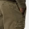 Pantalon cargo coupe regular-tapered avec taille élastiquée Pantalon cargo coupe regular-tapered avec taille élastiquée