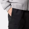 Pantalon cargo coupe regular-tapered avec taille élastiquée Pantalon cargo coupe regular-tapered avec taille élastiquée
