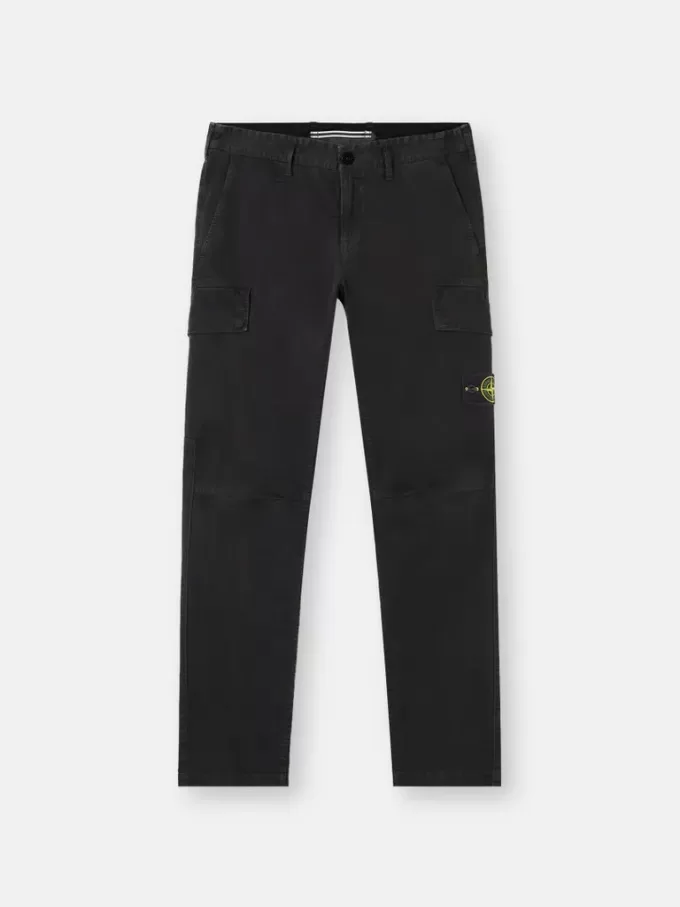 Pantalon cargo skinny avec poches à boutons-pression Pantalon cargo skinny avec poches à boutons-pression