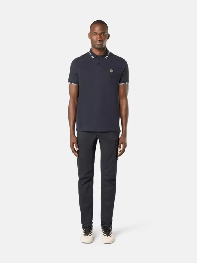 Pantalon cargo skinny avec poches à boutons-pression Pantalon cargo skinny avec poches à boutons-pression