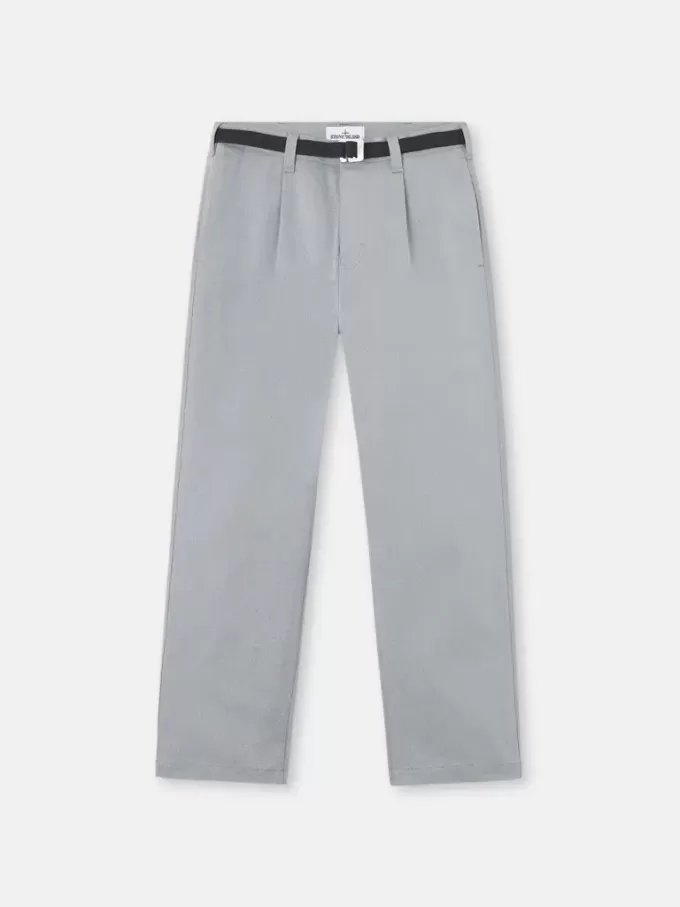 Pantalon chino ample avec ceinture en nylon Pantalon chino ample avec ceinture en nylon