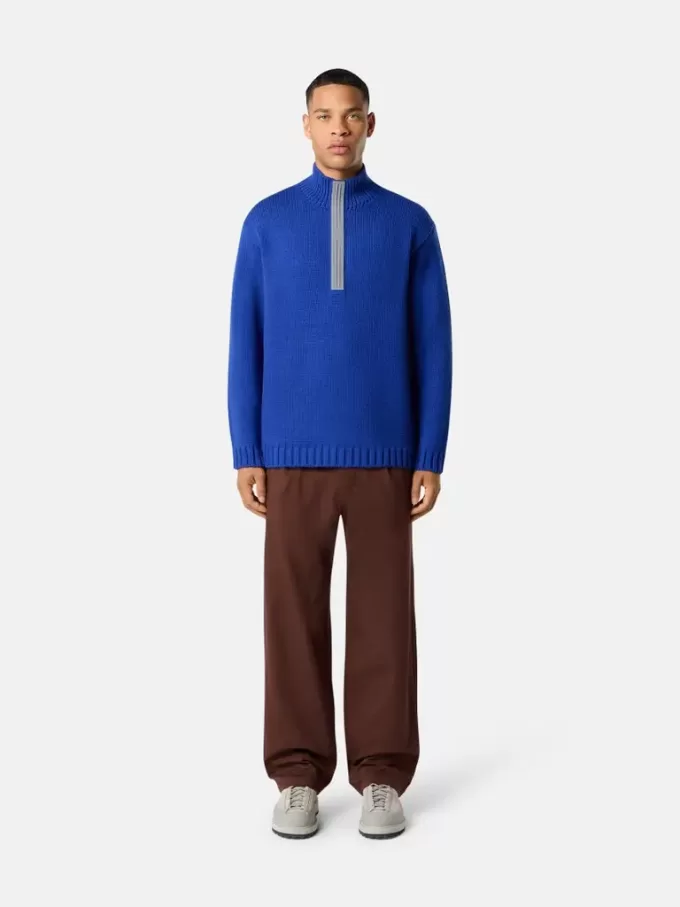 Pantalon chino ample avec ceinture en nylon Pantalon chino ample avec ceinture en nylon