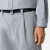 Pantalon chino ample avec ceinture en nylon Pantalon chino ample avec ceinture en nylon