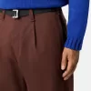 Pantalon chino ample avec ceinture en nylon Pantalon chino ample avec ceinture en nylon