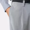 Pantalon chino ample avec ceinture en nylon Pantalon chino ample avec ceinture en nylon