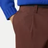 Pantalon chino ample avec ceinture en nylon Pantalon chino ample avec ceinture en nylon