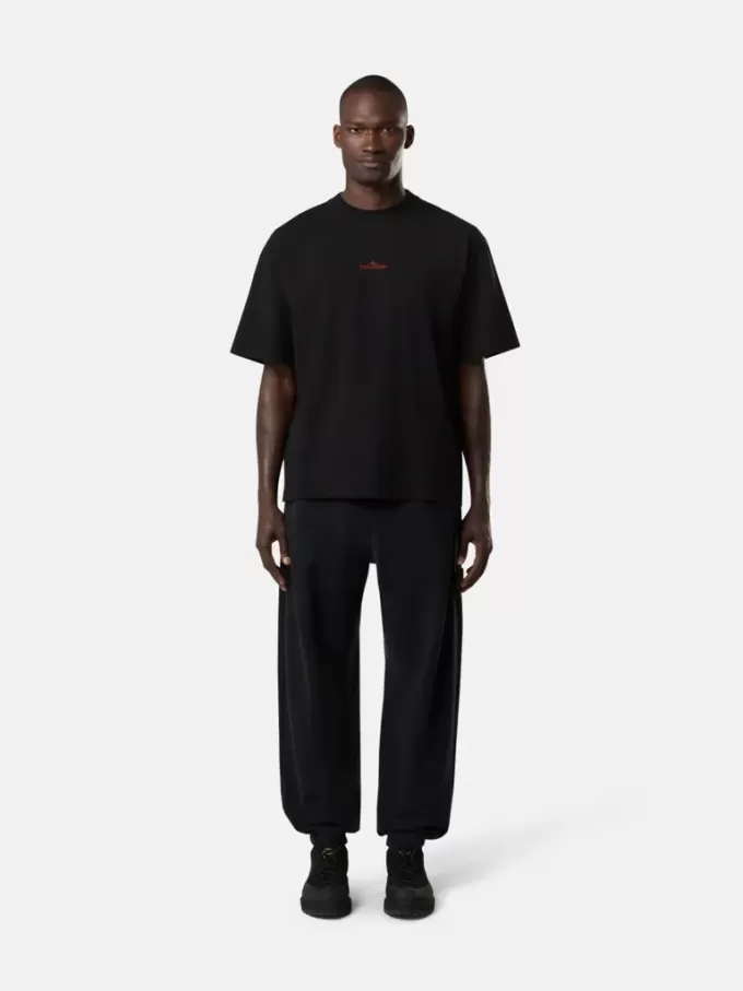 Pantalon de survêtement ample avec poches et poignets élastiqués Pantalon de survêtement ample avec poches et poignets élastiqués