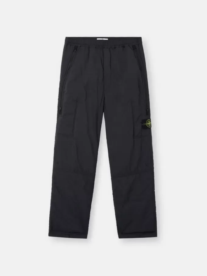 Pantalon de survêtement ample avec poches zippées et rembourrage Pantalon de survêtement ample avec poches zippées et rembourrage