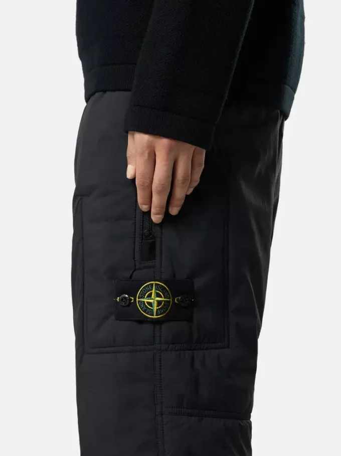 Pantalon de survêtement ample avec poches zippées et rembourrage Pantalon de survêtement ample avec poches zippées et rembourrage