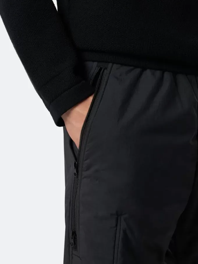 Pantalon de survêtement ample avec poches zippées et rembourrage Pantalon de survêtement ample avec poches zippées et rembourrage