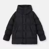 Parka à capuche en duvet résistante au vent Parka à capuche en duvet résistante au vent